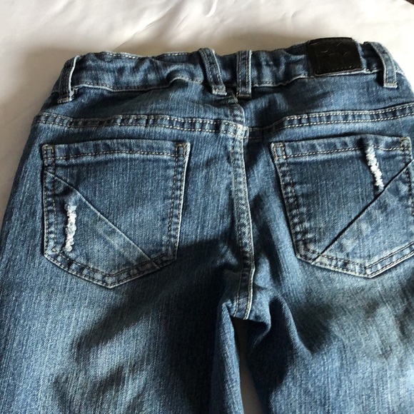 Giles size 10 DKNY boyfriend blue jeans with adjustable waistband - Picture 11 of 12